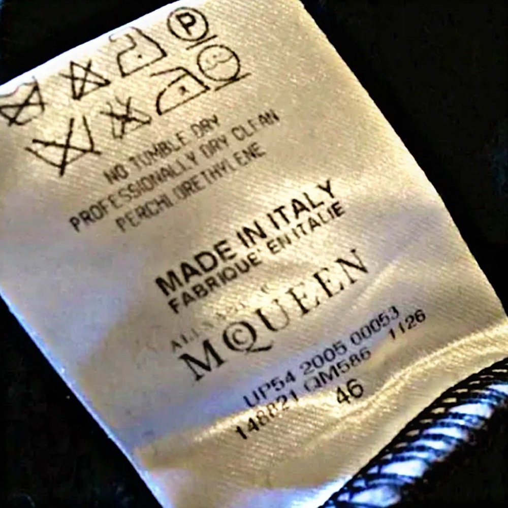 Authentic Alexander Mcqueen Archive Abstract Kink… - image 5